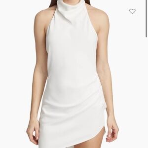 Amanda uprichard Samba Ruched Halter Minidress